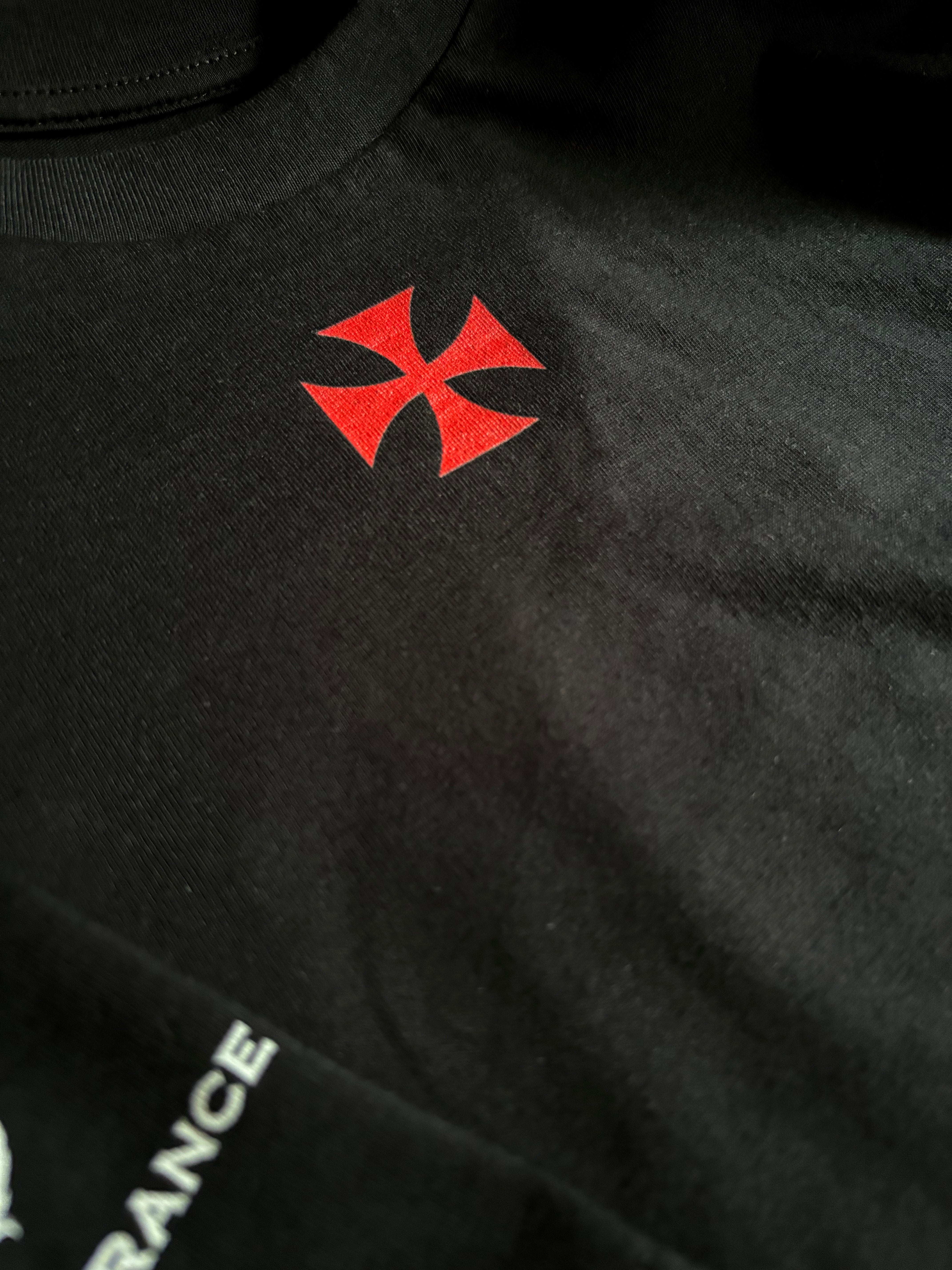 T-shirt croix de templier Pattée - unisex